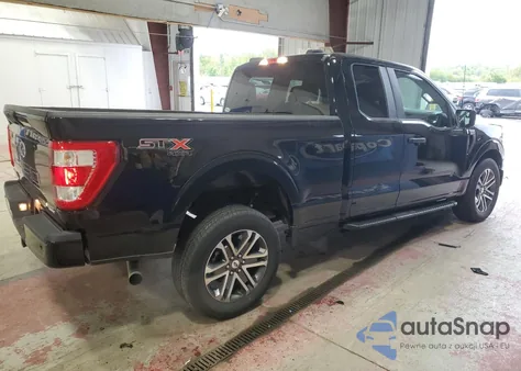 2021 Ford F150 Super Cab из США, поврежденный, VIN 1FTEX1EP4MFC23769